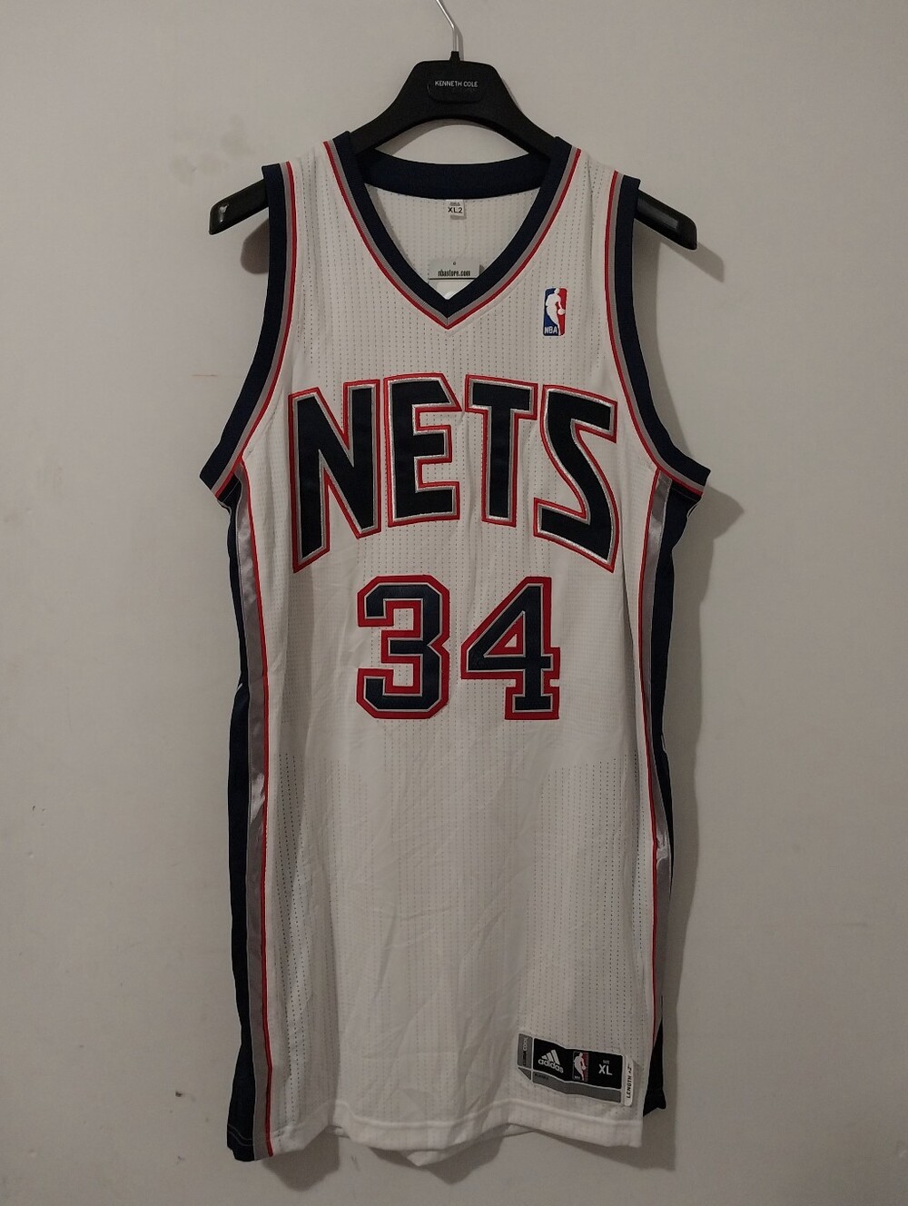 Adidas Authentic Rev 30 Nj Nets Devin Harris Home Jersey Size Xl Length+2 Auto
